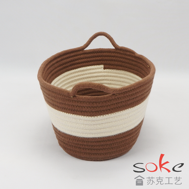 Cotton Rope storage Basket 