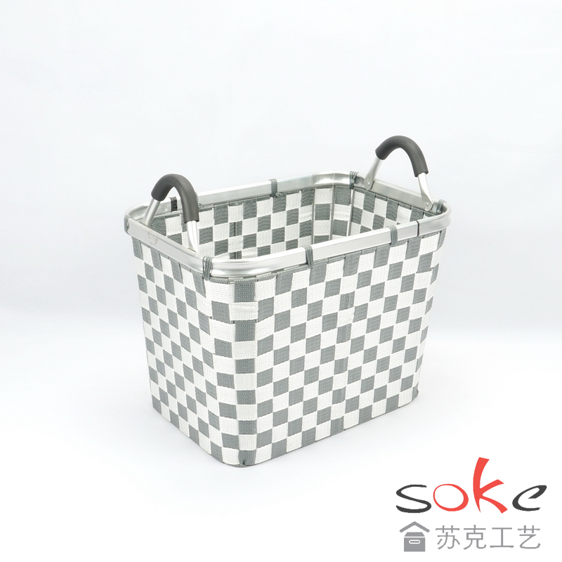 Nylon strap Woven Picnic Basket