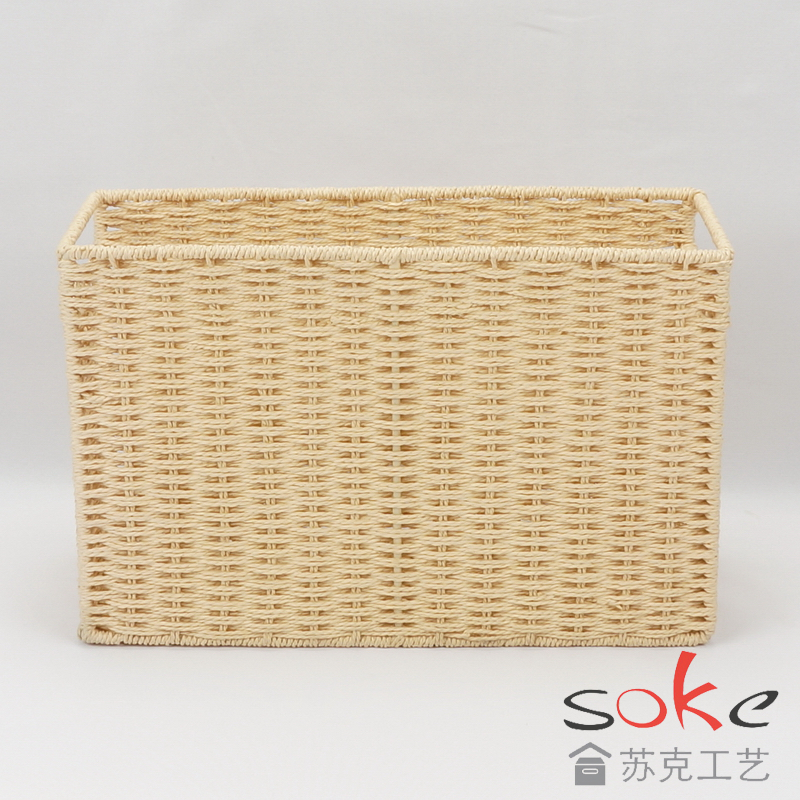 Paper String Hand-made Magazine Basket