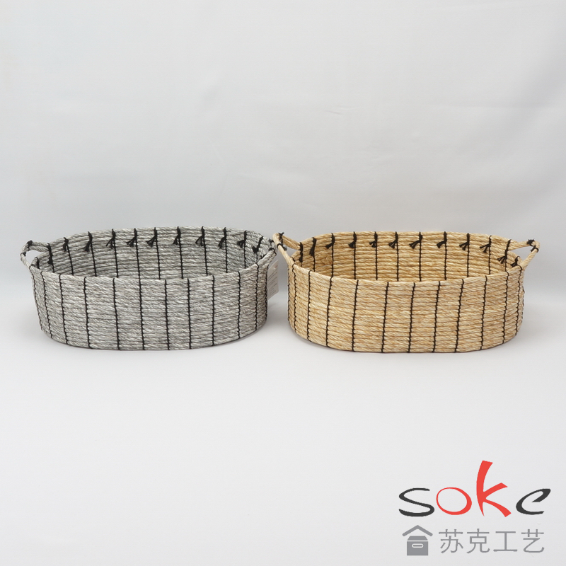 Paper String Hand-made Storage Basket 