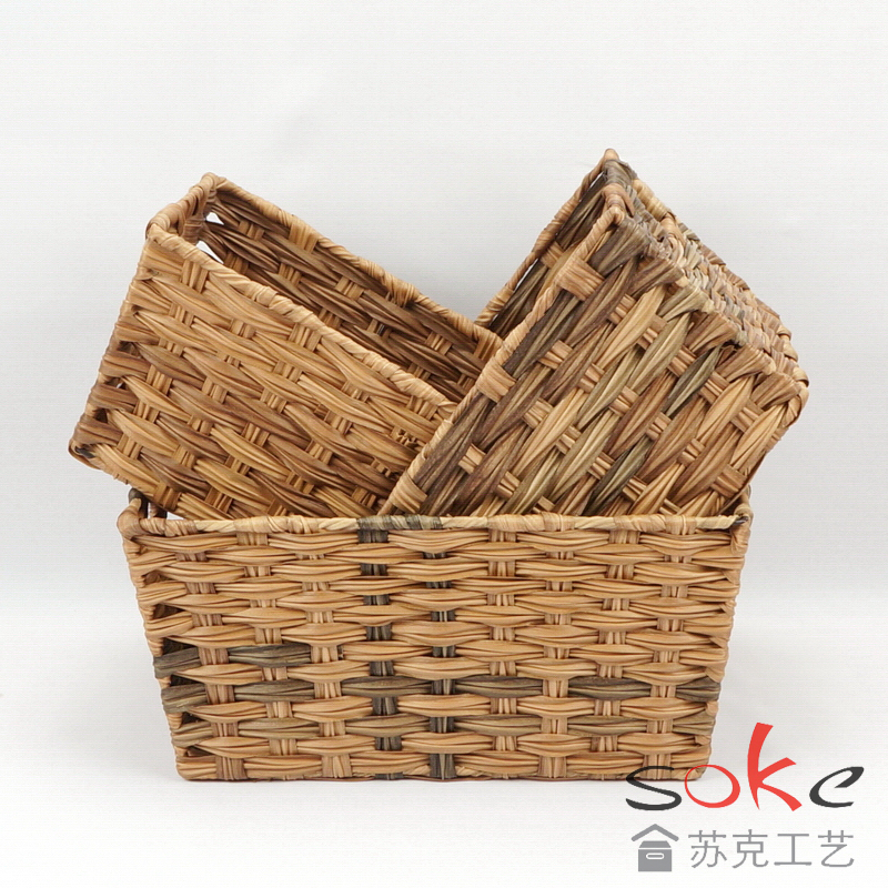 PE Rattan Woven Storage Basket
