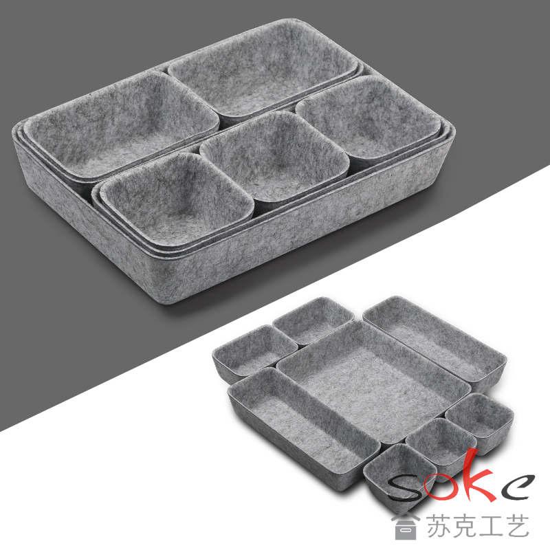 Felt Storage Box Set of 8