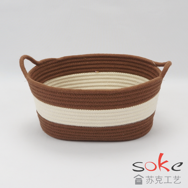 Cotton Rope storage Basket 