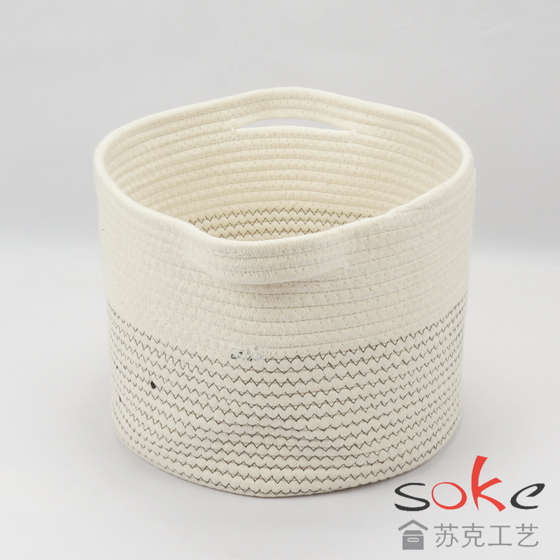 Cotton Rope storage Basket 