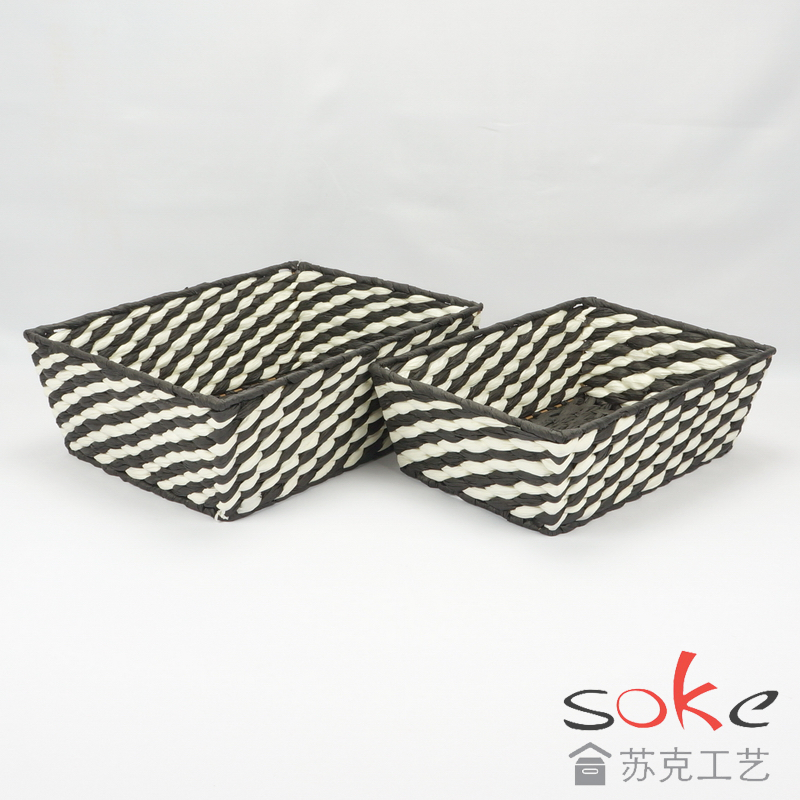 Paper String Hand-made Storage Basket 