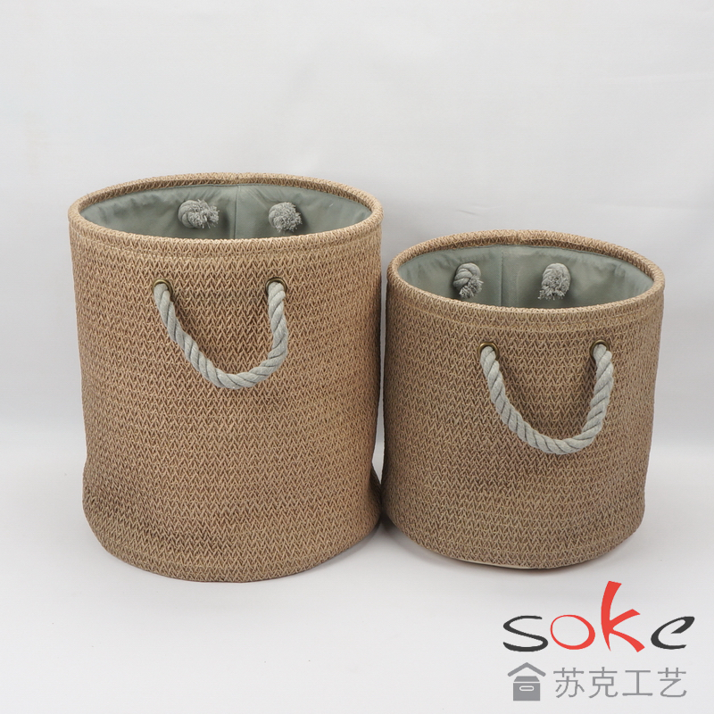 Paper Fabric hamper