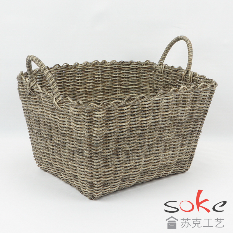 PE Pipe Woven Storage Basket