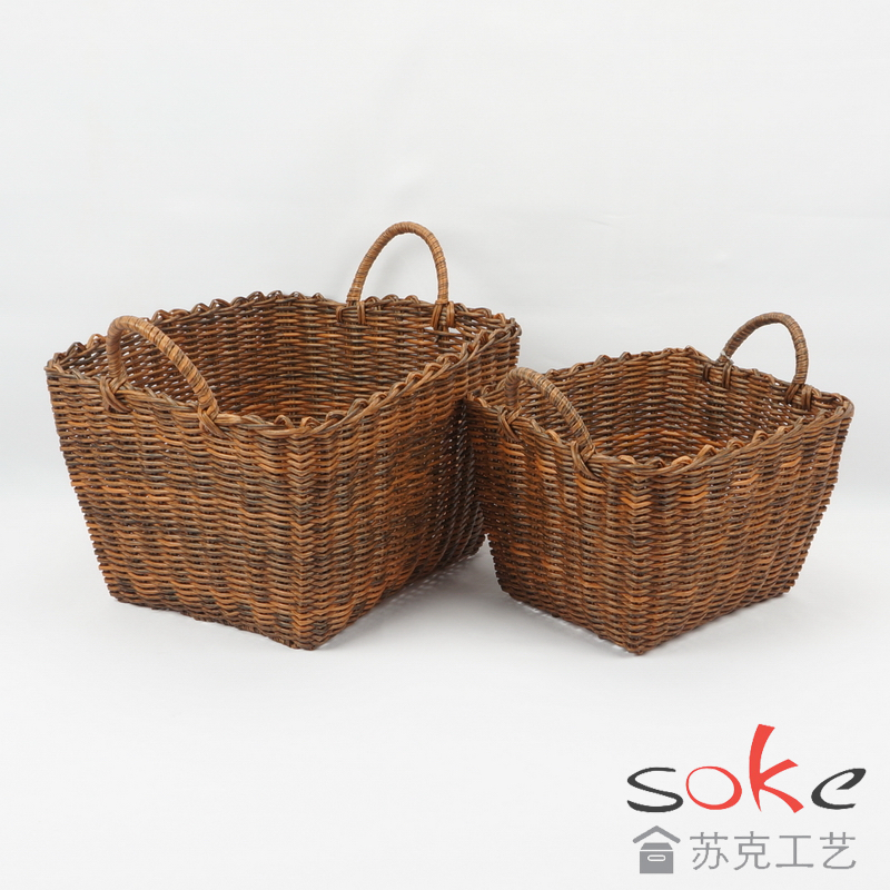 PE Pipe Woven Storage Basket