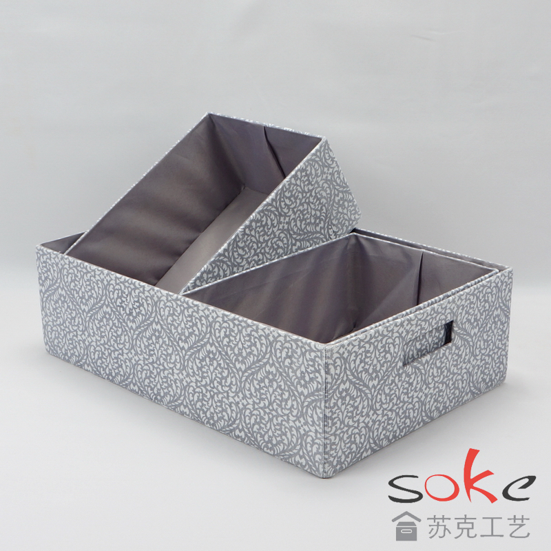 Canvas Fabric Stroage Basket, Boxes
