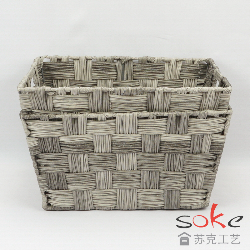 PE Rattan Woven Storage Basket
