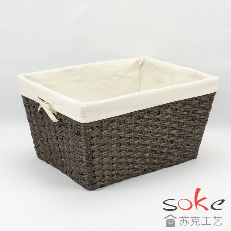 PE Rattan Woven Storage Basket