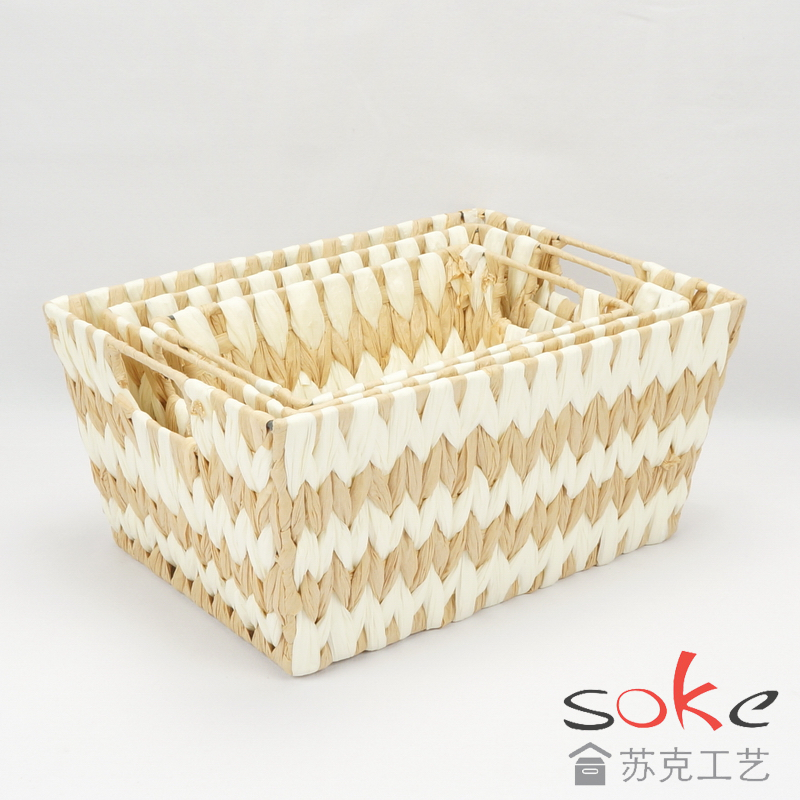 Paper String Hand-made Storage Basket 