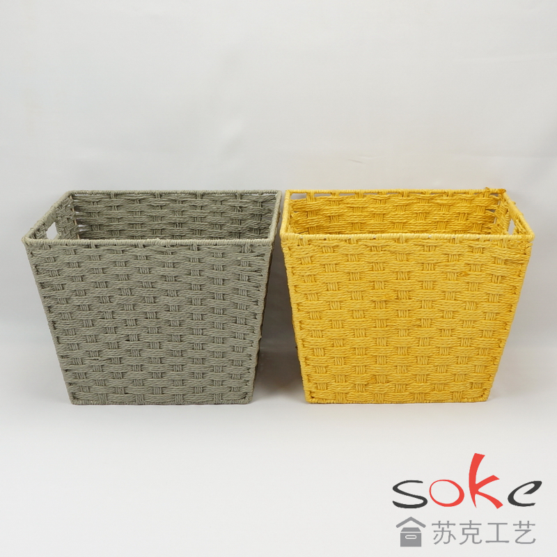 Paper String Hand-made Storage Basket 
