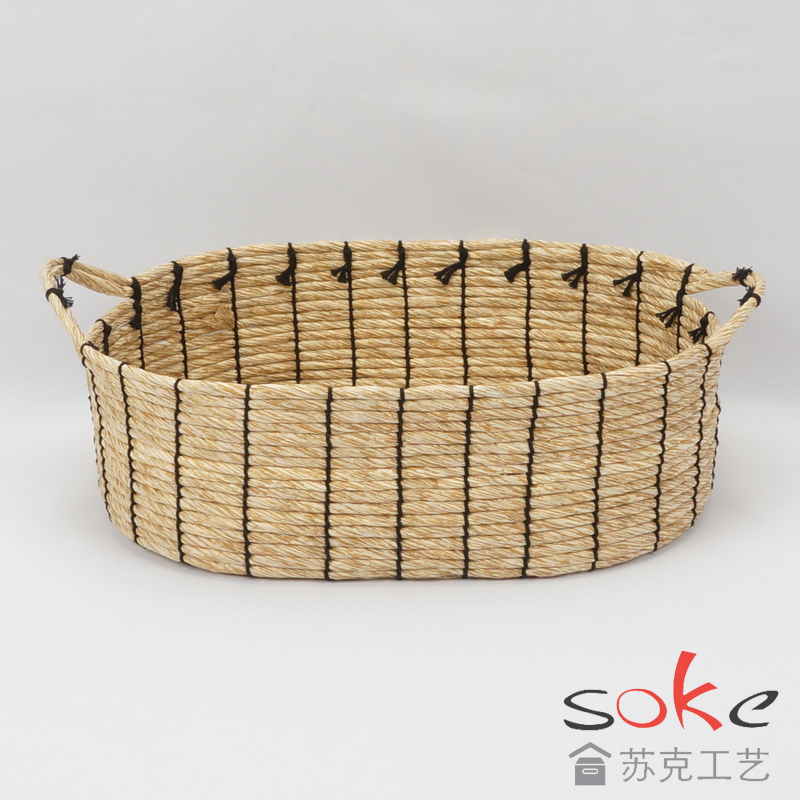Paper String Hand-made Storage Basket 