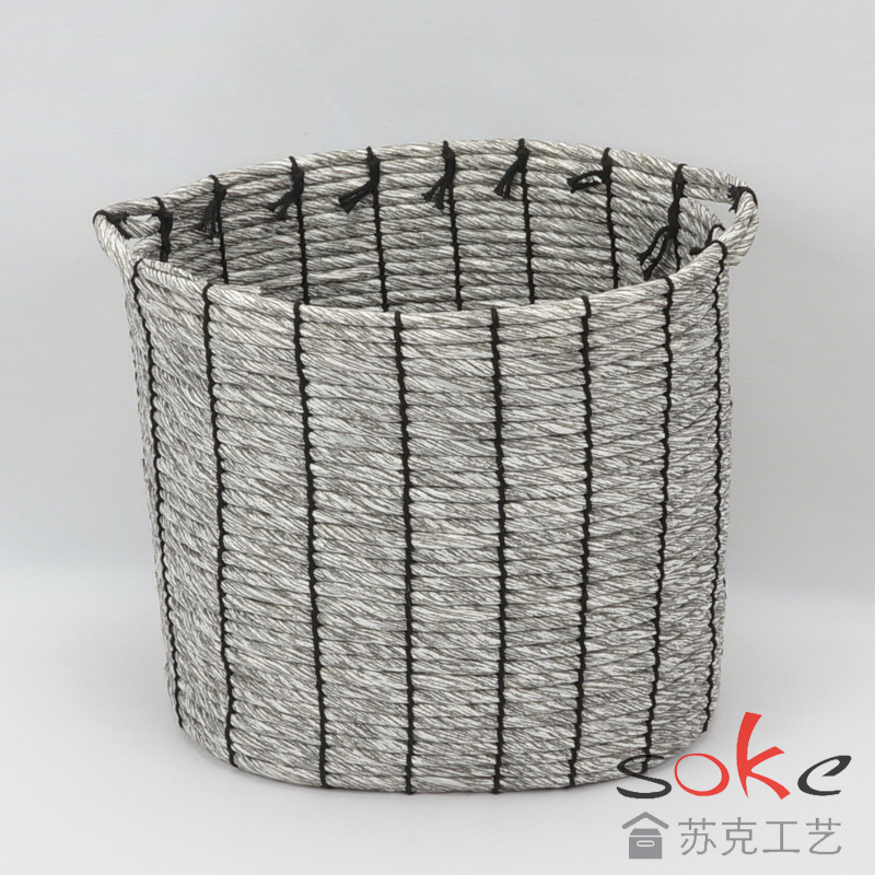 Paper String Hand-made Storage Basket 