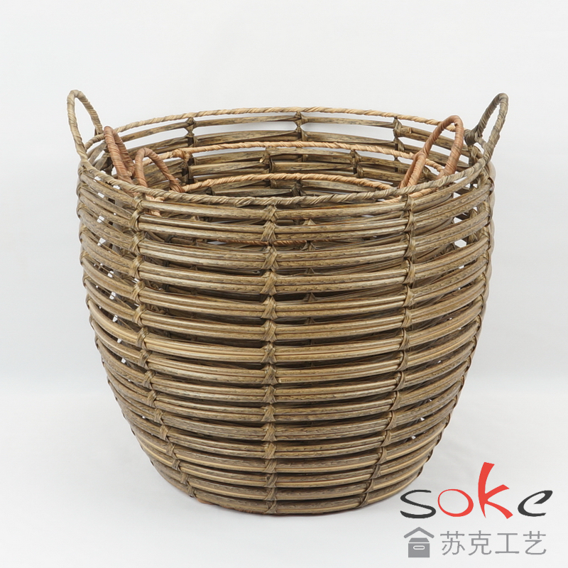 PE Pipe Woven Storage Basket