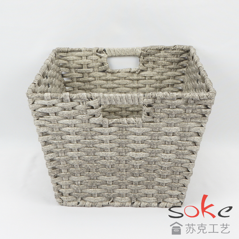 PE Rattan Woven Storage Basket