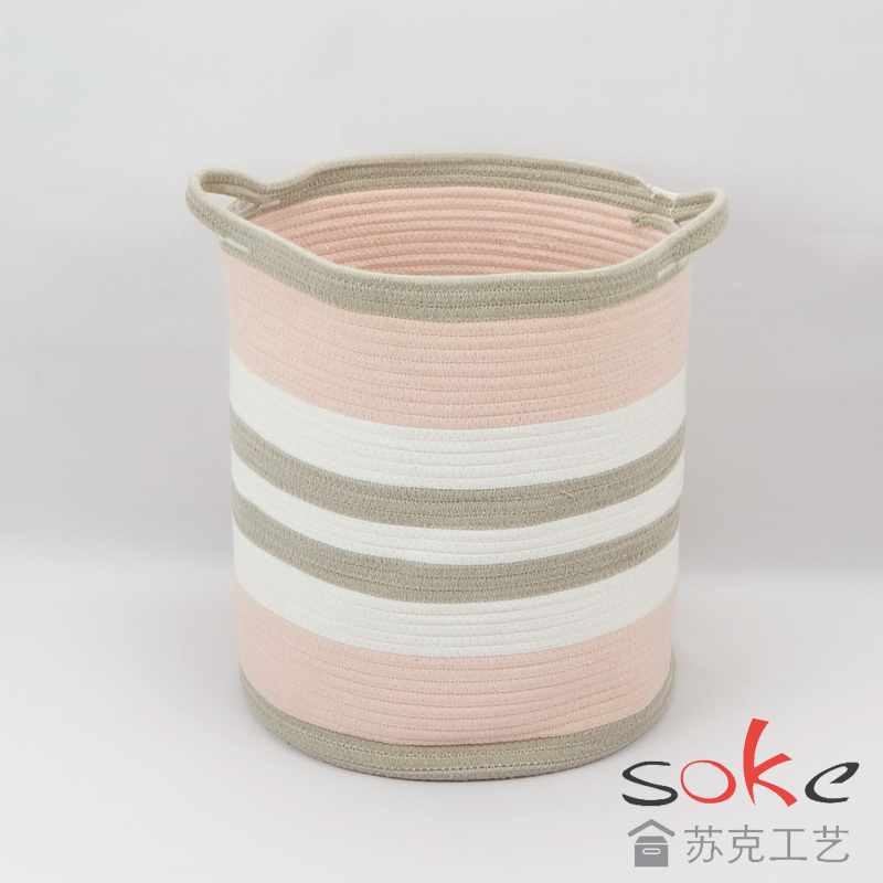 Cotton Rope storage Basket 