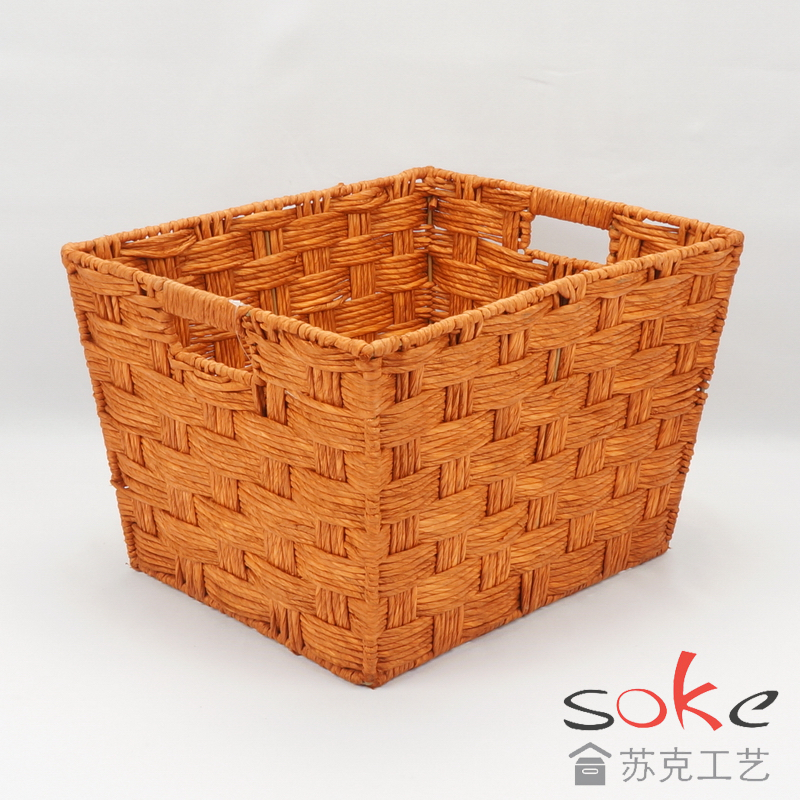 Paper String Hand-made Storage Basket 
