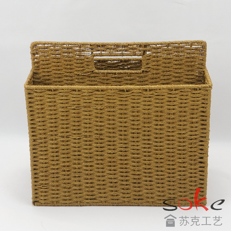 Paper String Hand-made Magazine Basket
