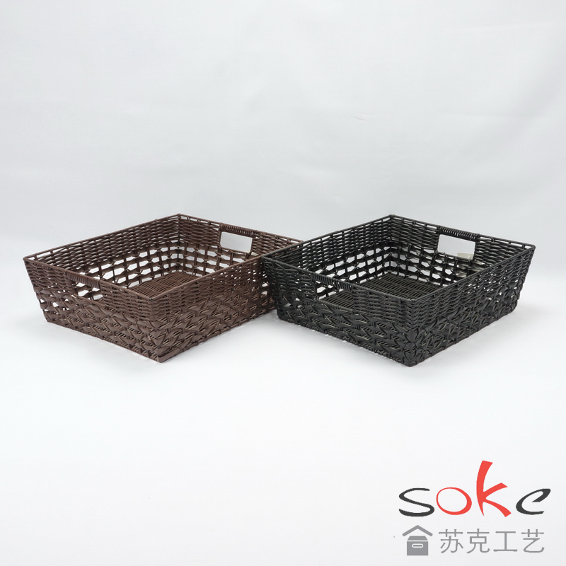 PE Pipe Woven Storage Basket