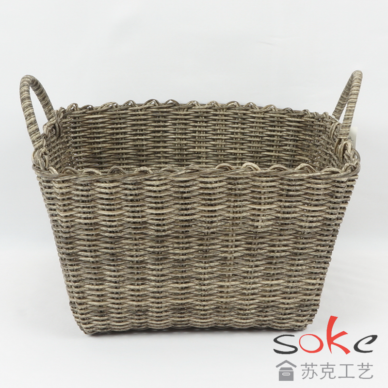 PE Pipe Woven Storage Basket