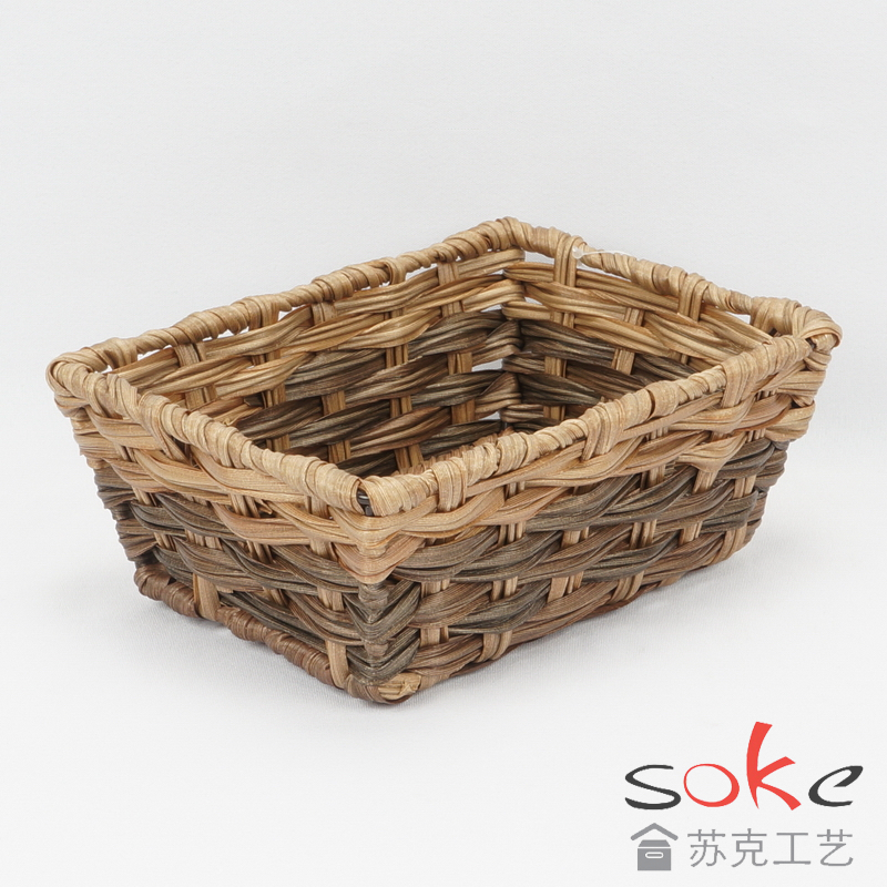 PE Rattan Woven Storage Basket