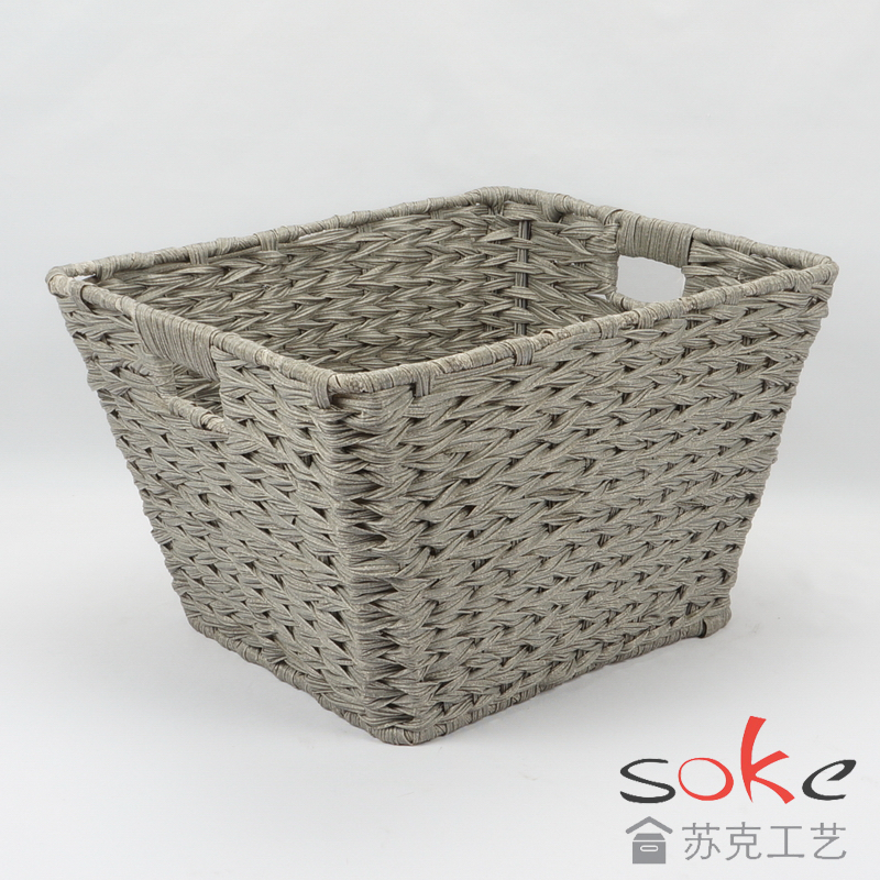 PE Rattan Woven Storage Basket