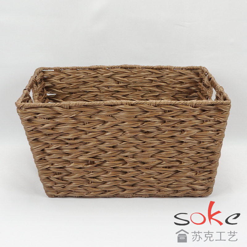 PE Rattan Woven Storage Basket