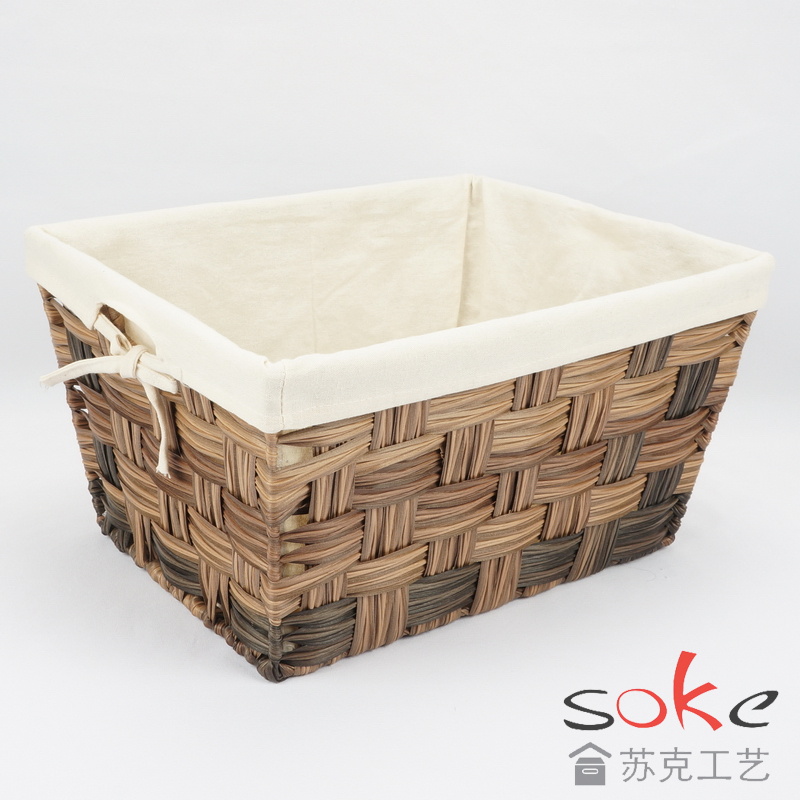 PE Rattan Woven Storage Basket