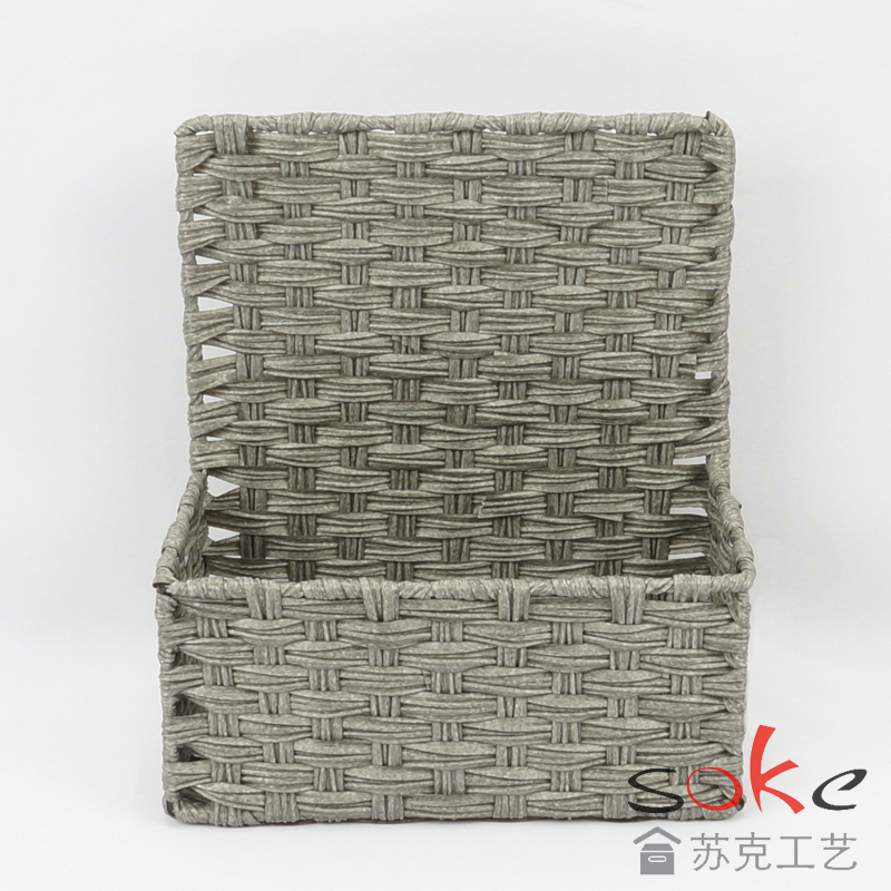 PE Rattan Woven Hanging Basket