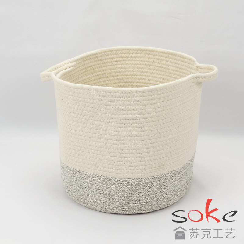 Cotton Rope storage Basket 