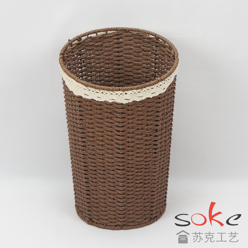 Paper String Hand-made waste bin