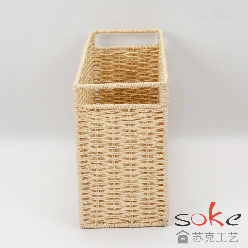 Paper String Hand-made Magazine Basket