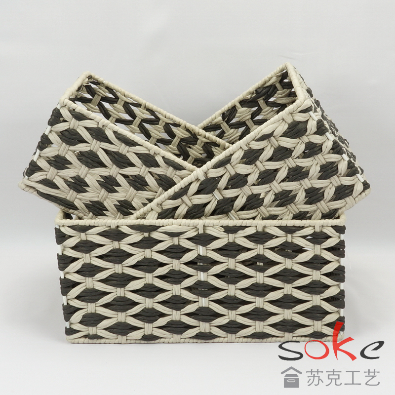 Paper String Hand-made Storage Basket 