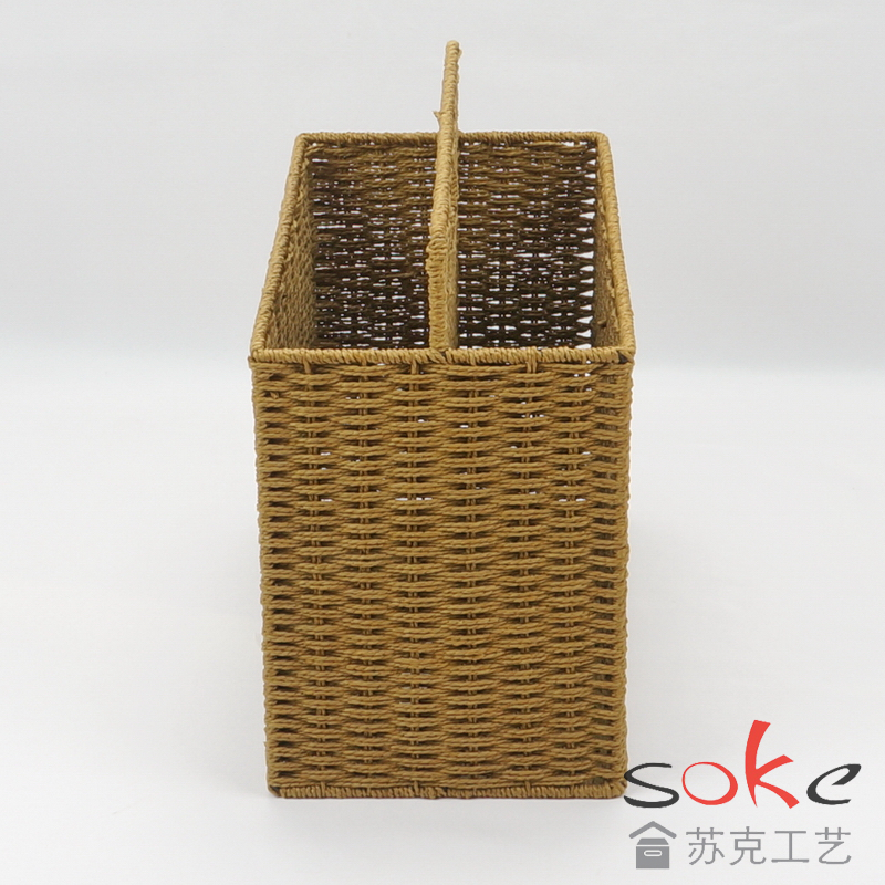Paper String Hand-made Magazine Basket
