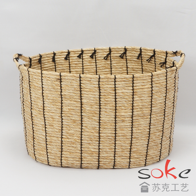 Paper String Hand-made Storage Basket 