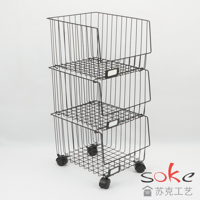 Wire Baskets Metal Food Storage Organizer