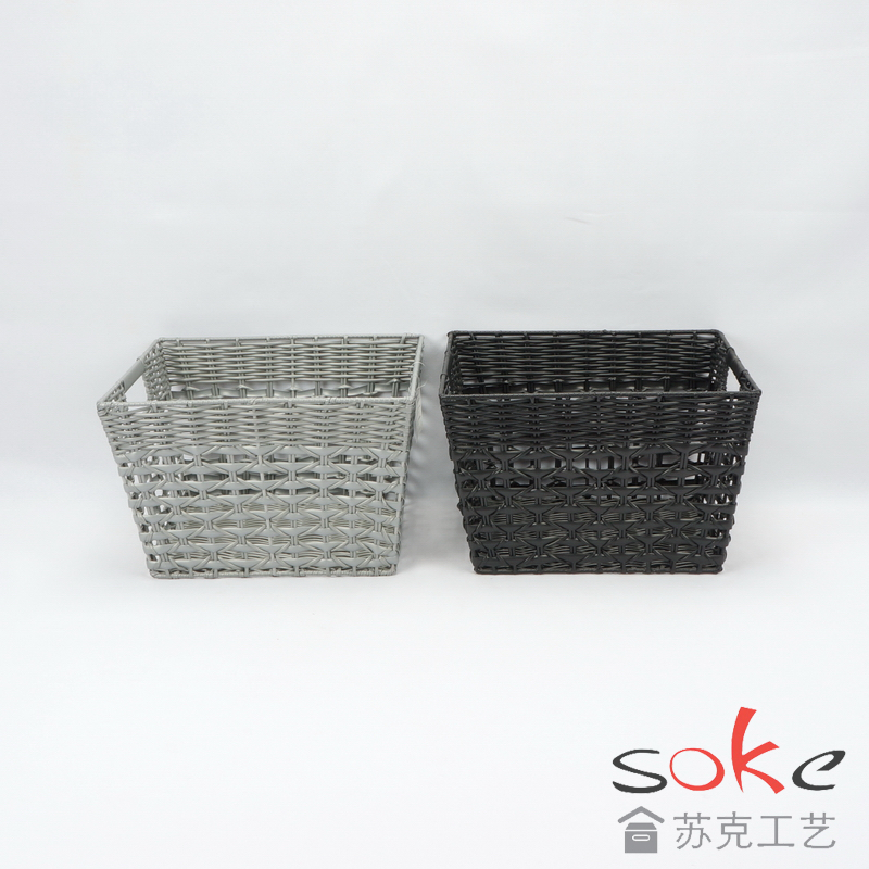PE Pipe Woven Storage Basket