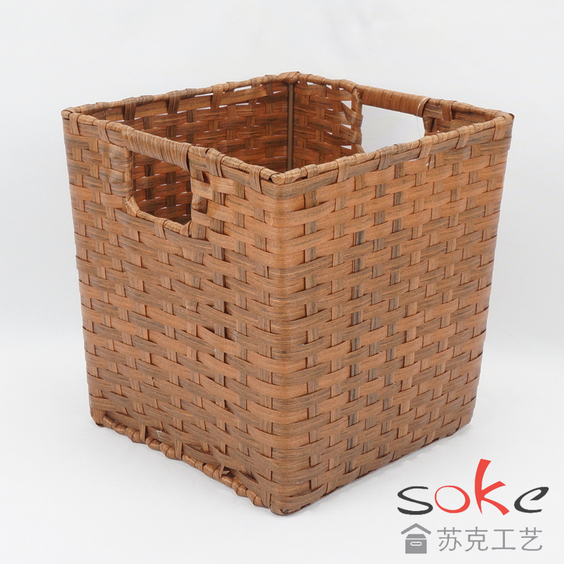 PP Woven Strap Storage Bins with Metal Frame