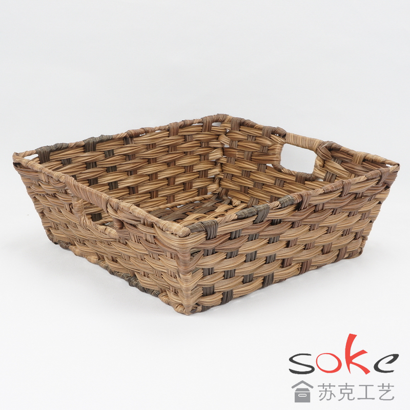 PE Rattan Woven Storage Basket
