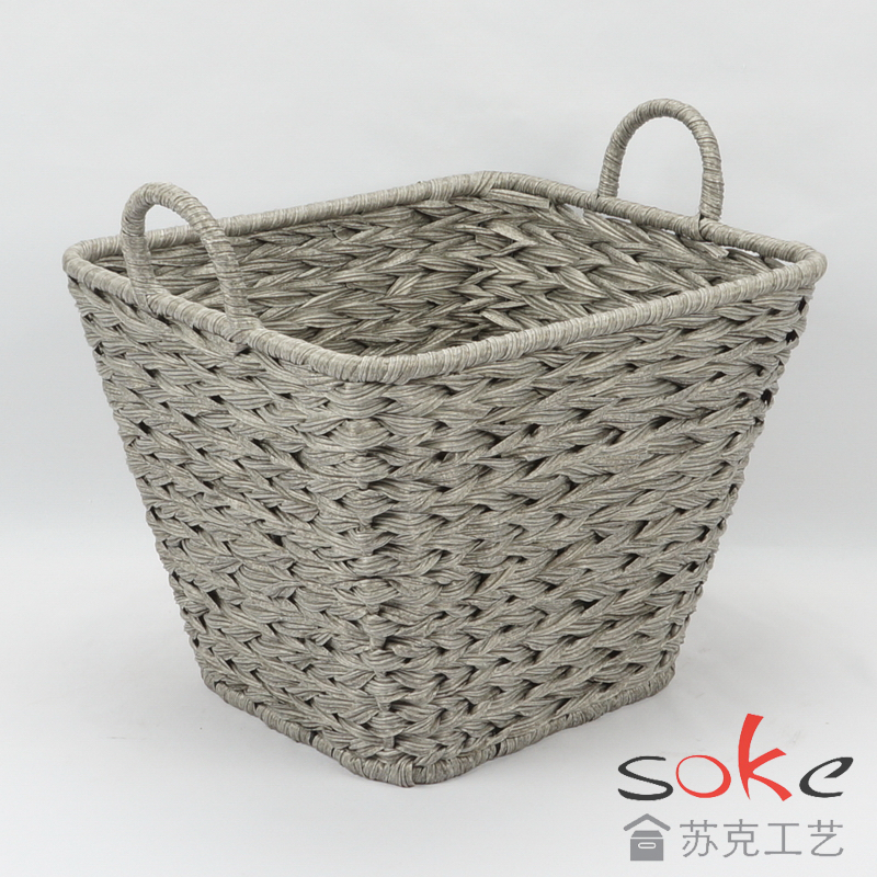 PE Rattan Woven Storage Basket