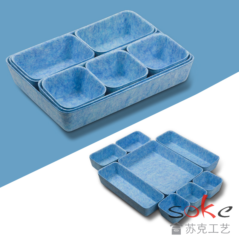 Felt Storage Box Set of 8