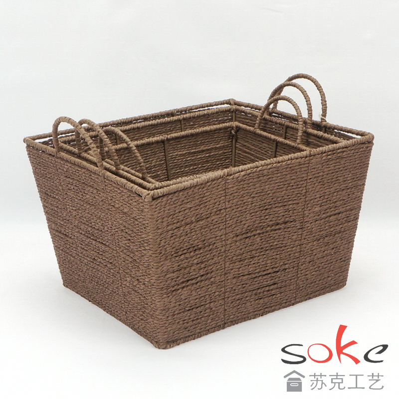 Paper String Hand-made Storage Basket 