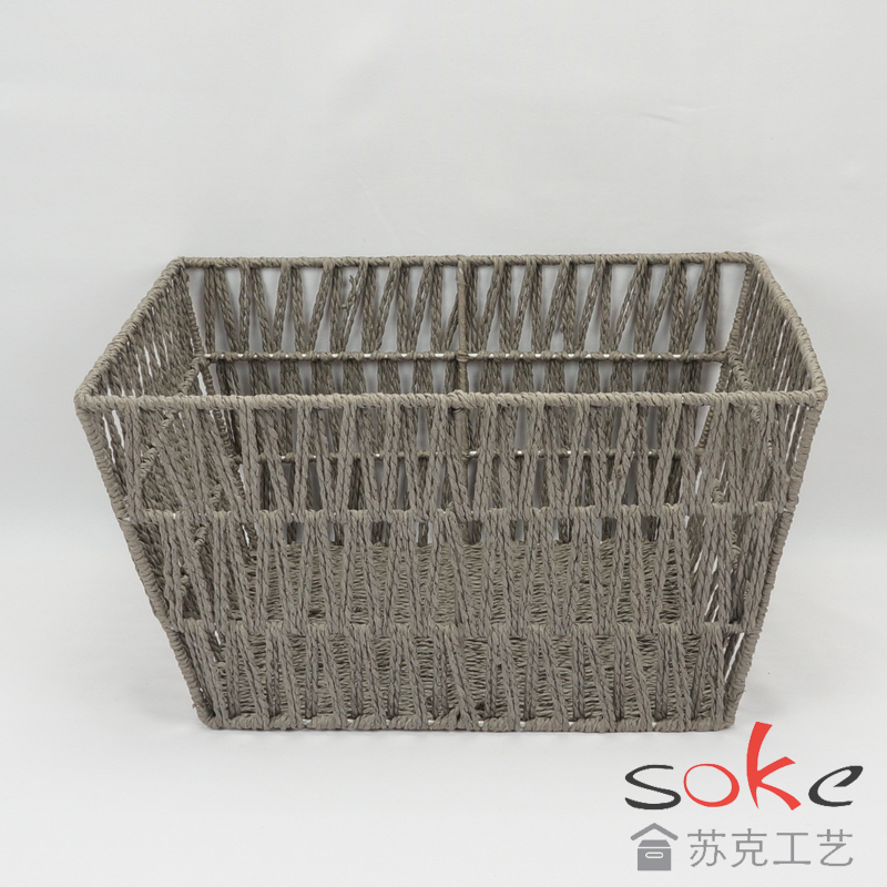 Paper String Hand-made Storage Basket 