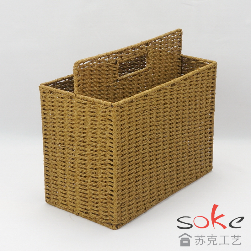 Paper String Hand-made Magazine Basket