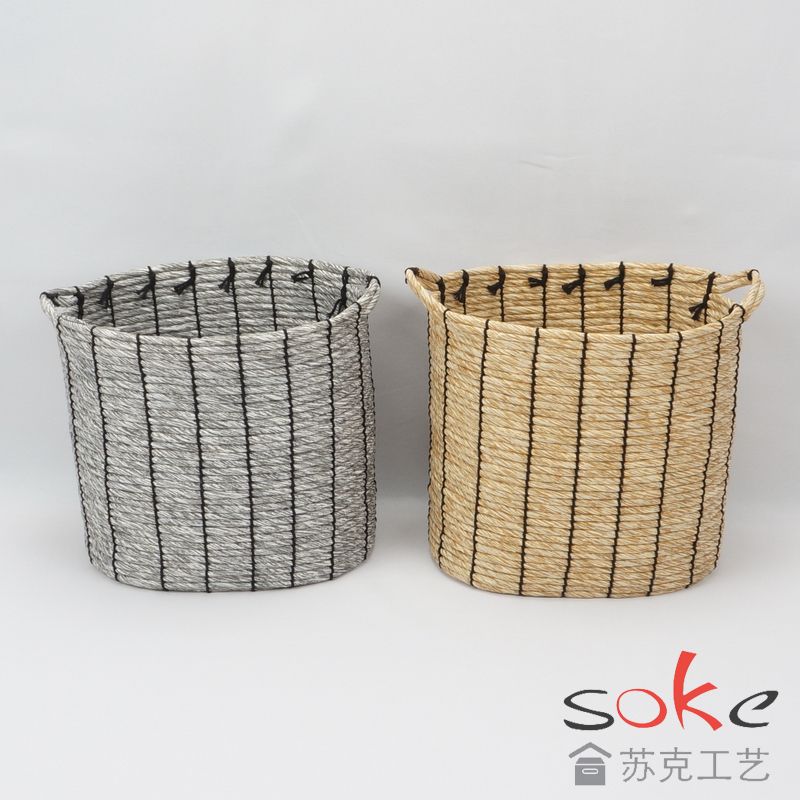 Paper String Hand-made Storage Basket 