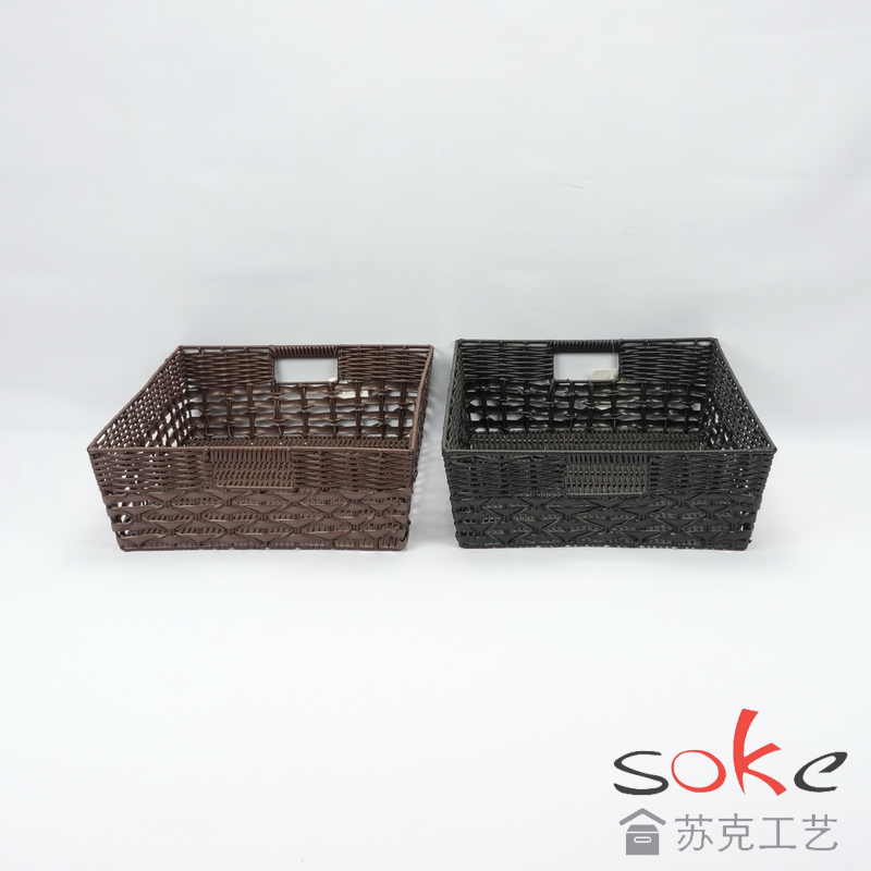 PE Pipe Woven Storage Basket