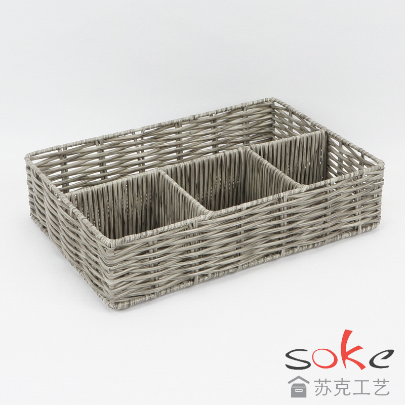 PE Pipe Woven Storage Basket
