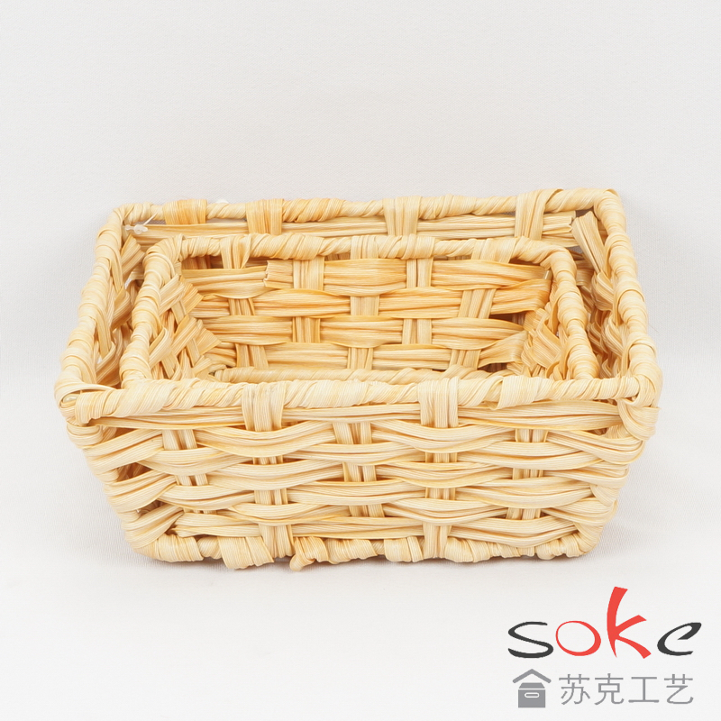 PE Rattan Woven Storage Basket